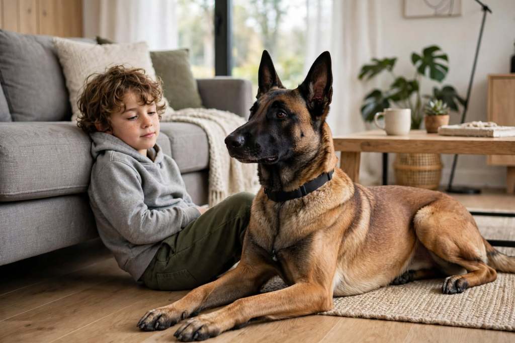 Perro de Protección Familiar Seguro con Niños